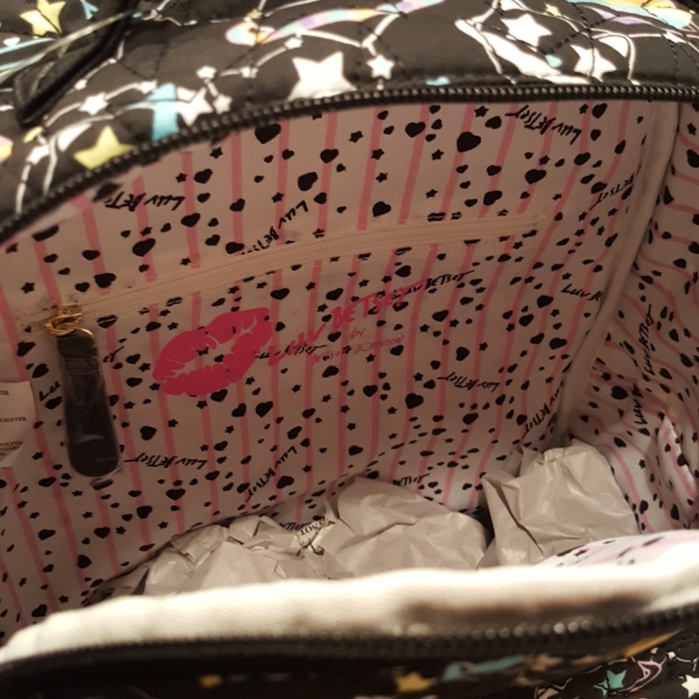 Betsey Johnson Space Kitty Weekender & Backpack - Picture 8 of 8